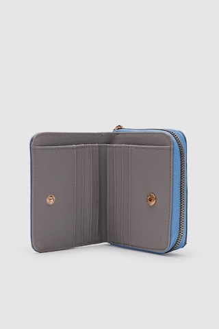 Mavi Püskül Detaylı Bayan Cüzdan - Ol-2025 Siyah