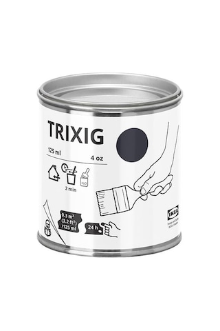 Ikea Trıxıg Ahşap Boyası, Siyah, 125 Ml