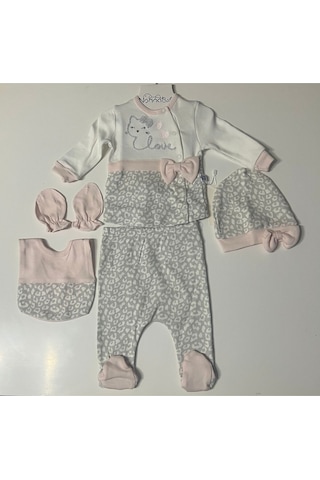 Nonna Baby Leopar 5li Zıbın Takımı SOMON