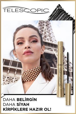 Telescopic Gold Maskara - Siyah Dm Electro Black