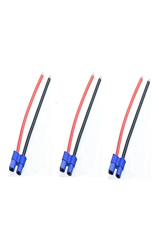 14awg - Ec3 Dişi Konnektör - 10 Cm Silikon Kablo