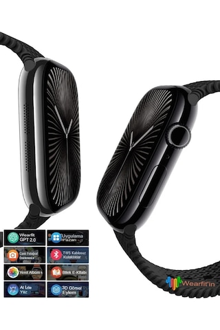 Watch 8 Hk9 Pro Max 2.02 Tam Amoled Ekran Akılı Saat 2023 Amiral Gemisi