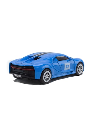 Oyuncak Araba Metal Bugatti Çek Bırak 12 Cm Mavi