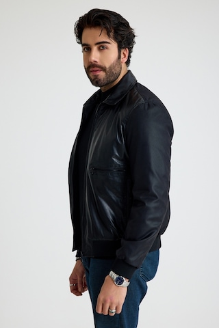 Franko Armondi Klasik Erkek Deri Ceket E57-k-2551-23732 Siyah