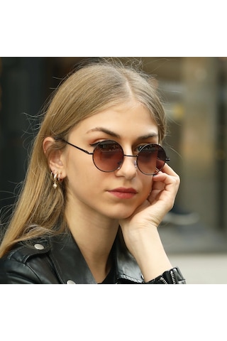Enjoy Kahverengi Unisex Güneş Gözlüğü