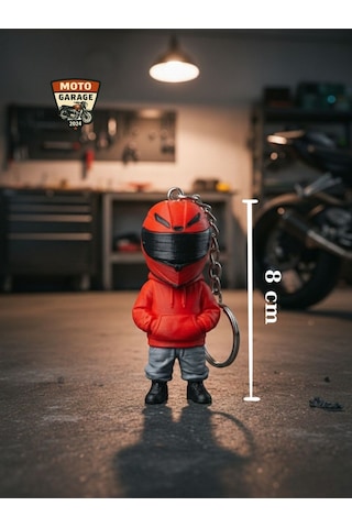 3d Baskı Kırmızı Motosiklet Anahtarlık Motor Aksesuar Motor & Motosiklet Tutkunlarına Özel