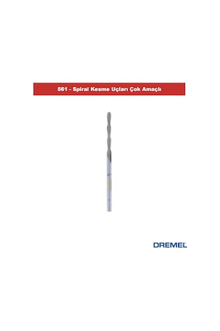 Dremel 561 Spiral Kesme Uçları Çok Amaçlı 3adet 26150561ja
