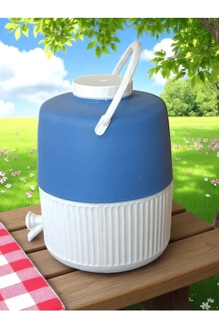 10 Lt Kale 1002 Soğuk Su Termosu Musluklu Piknik Termos Çok Renkli