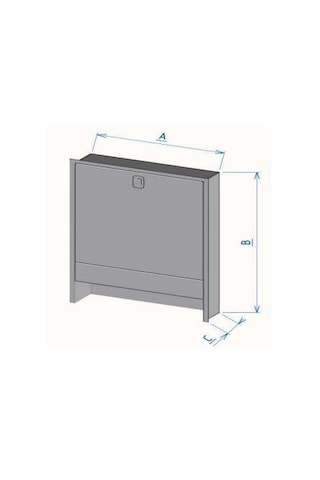 Eryıl Sıva Altı Kollektör Dolabı 60x60x10 Cm