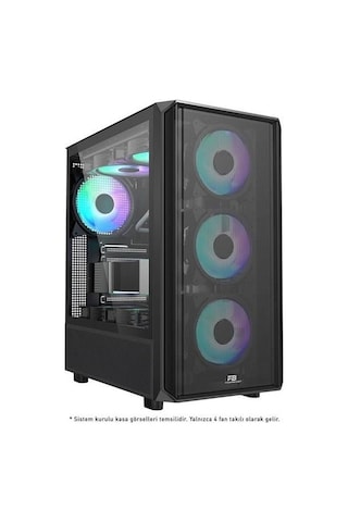 Powerboost PB-P3602BB 850 W 80+ Bronze Gamıng Mıd Tower PC Kasa