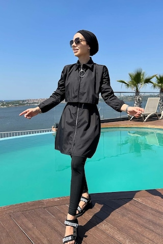 Kahijab Sea Tesettür Mayo - Siyah - Xl Siyah