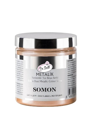 Toz Sim Metalik Dr. Gusto 50 Gr Somon Toz Sim Metalik Dr. Gusto 50 Gr Somon