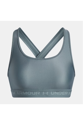 Under Armour Crossback Mid Bra Kadın Bustiyer 1361034-587 Mavi