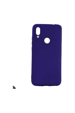 Noktaks - Xiaomi Uyumlu Xiaomi Redmi 7 - Kılıf Mat Renkli Esnek Premier Silikon Kapak - Kırmızı