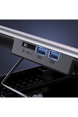 Notebook Soğutucu Hız Ayarlı Fanlı Icecoorel Alüminyum Sessiz