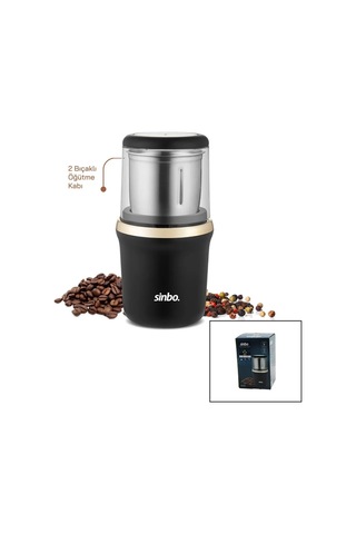 Jenerik Kahve & Baharat Öğütücü 200w Çelik Bıçak, 100 G Çok Renkli