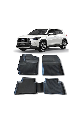 Toyota Corolla Uyumlu Cross Paspas 2022 Sonrası 3d Havuzlu Wöller Paspas