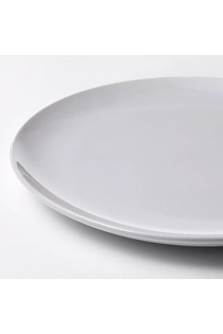 Ikea Godmıddag Seramik 6 Kişilik 18 Parça Yemek Takımı 20-26 Cm Beyaz Yuvarlak
