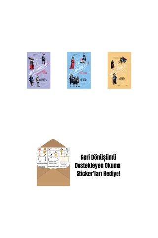 Üç Silahşörler 5 - Demir Maskeli Adam + Üç Silahşörler 4 - Louise De La Valliere + Üç Silahşörler Ciltli + Okuma Sticker'ları