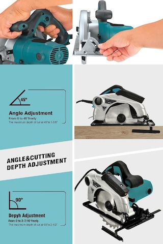 Assur 1400W Elektrikli Sunta Kesme 185 MM Daire Testere - 2343