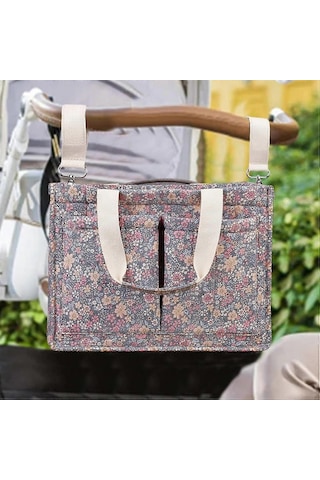 Bebek Bezi Düzenleyici Çanta Geniş Çiçek Çantası, Askılı, Hafif Seyahat Saklama Çantası, Taşınabilir Bebek Bezleri, Islak Mendiller, Oyuncaklar Ve Bebek Ürünleri Saklama Çantaları, Ebeveynler İçin İdeal Diğer