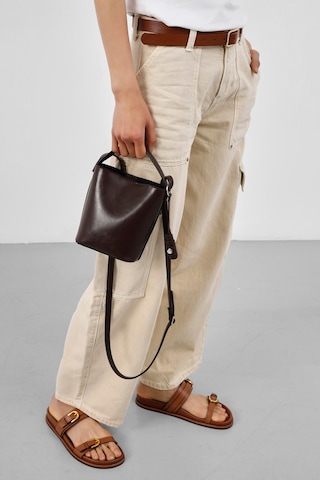 Shule Bags Amore Minimal Çapraz Çanta Koyu Kahve Kahverengi