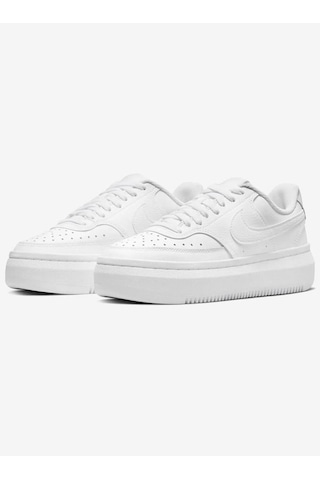 Nike W Court Vision Alta Leather Kadın Günlük Ayakkabı Dm0113 100 Beyaz