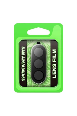 Samsung Samsung Uyumlu Galaxy A26 Raze Metal Kamera Lens - Siyah