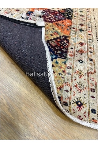 Salerno Çamaşır Makinesinde Yıkanabilir Kilim Halı Hs1017 Çok Renkli