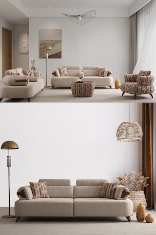 Havana Koltuk Takımı 3+3+1+sehpa Çok Renkli