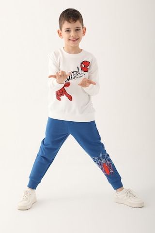 Spider Man D4833-3 Çocuk  Krem Eşofman Takımı