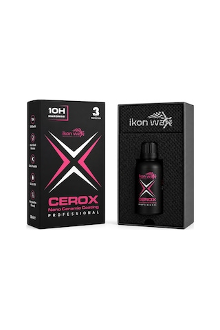 İkonwax Cerox Nano Ceramic Coating 50 Ml 10h Seramik Kaplama 3 Yıl Koruma