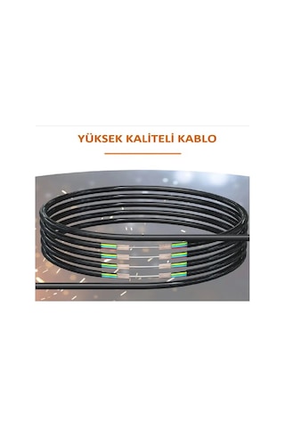 Çift Lensli Ekranlı 1080p Sert Kablolu Sd Karta Kayıt 10 Mt Yılan Kamera Tamirci Video Kamerası