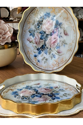 Elanor Yuvarlak Tepsi Byk