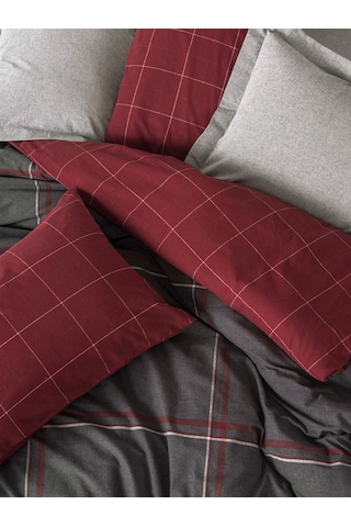 Cotton Box Warm Flanel Tek Kişilik Nevresim Takımı Sento Gri