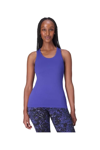 Sweaty Betty Sweaty Betty Athlete Seamless Workout Tank Kadın Mavi Tank Top 5523 Mavi