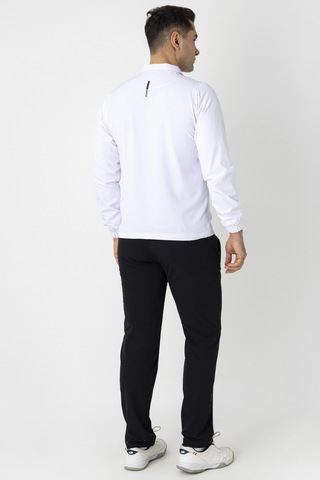 Crozwise Spor Lycra Erkek Eşofman Takımı Beyaz 1247-08