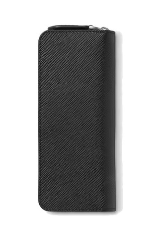 Montblanc Sartorial Fermuarlı 2li Kalemlik 198363 Siyah