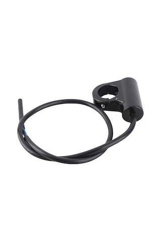 Yaleker Motosiklet 22mm Direksiyon Led Anahtarı - B Tipi Alüminyum Kilitleyici Buton Mavi Işık - Far, Sis Farı, Tehlike Işığı İçin Diğer