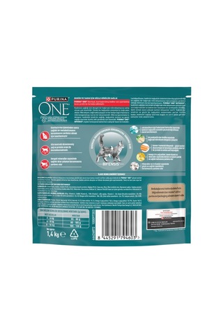 Purina One Somonlu Kısırlaştırılmış Kedi Maması 1,4 Kg