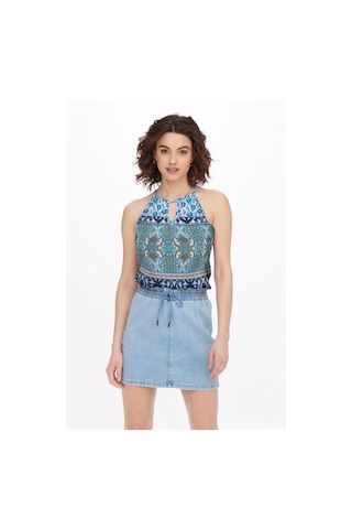 Only Onlalma Lıfe Vıs S/l Keyhole Top Aopmavi 001