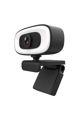 Coverzone PC-10 2K HD 2560 x 1440P Mikrofonlu Işıklı Webcam