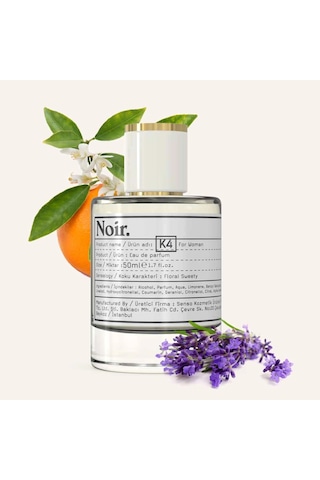 K4 Kadın Edp Parfüm 50 Ml 9% Amber - Çiçeksi