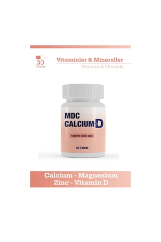 Mdc Calcium-D Takviye Edici Gıda 30 Tablet