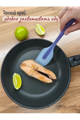 Genaro Home Silikon Spatula 437996835 Koyu Mor