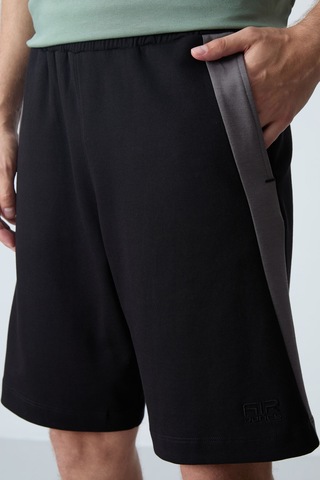 Tommy Life Siyah Pamuklu Kalın Yumuşak Dokulu Standart Fit Basic Erkek Şort - 81280 Siyah