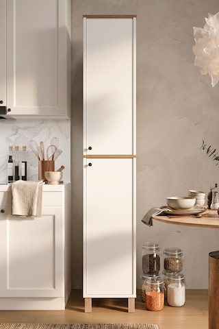 Nord Çok Amaçlı Dolap Mutfak Kiler Banyo Dolabı 195cm Sepet-beyaz Nd12-sw Beyaz