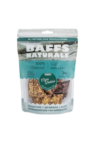 Baffs Naturals Kurutulmuş Dana Ciğer Bisküvi Köpek Ödülü 100 Gr