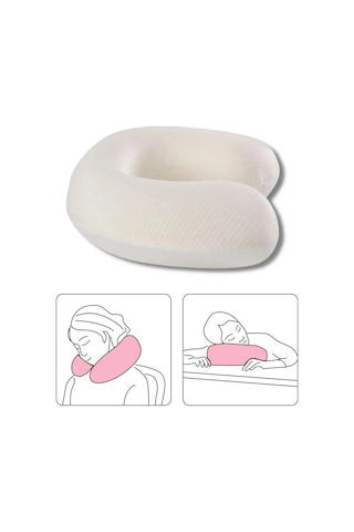 Autofresh Seyahat Yastığı Visco Ortopedik Boyun Yastığı Yumuşak Araç Boyunluğu