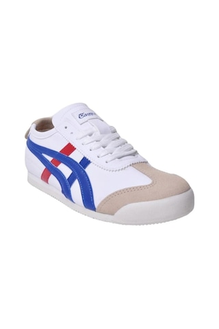 Bs Shoes Tayger Unisex Spor Ayakkabı Kaymaz Taban Oxford Sneakers Beyaz Mavı